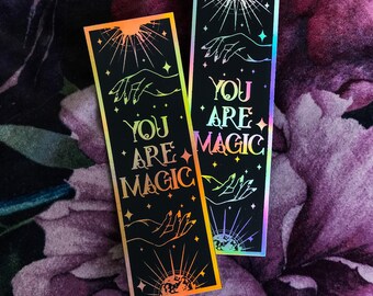 BOOKMARK, astrology themed bookmark, foil bookmark, gold foil, zodiac themed