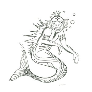 Mermaid Drawing