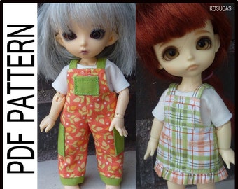 PDF pattern to make the models of the photo for lati yellow and Pukifee dolls.