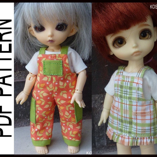 PDF pattern to make the models of the photo for lati yellow and Pukifee dolls.