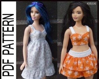 curvy barbie patterns