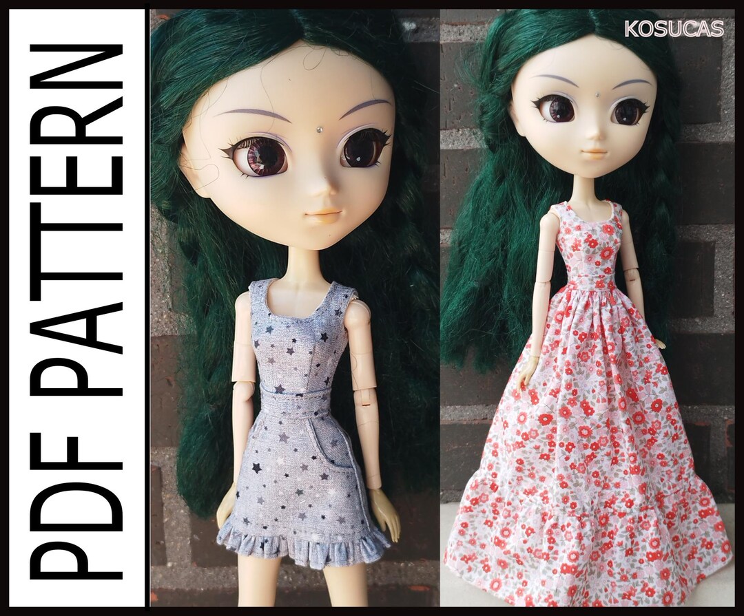 Pullip Pattern PDF Pattern to Make the Models of the Photo, for Pullip Dolls Size. - Etsy