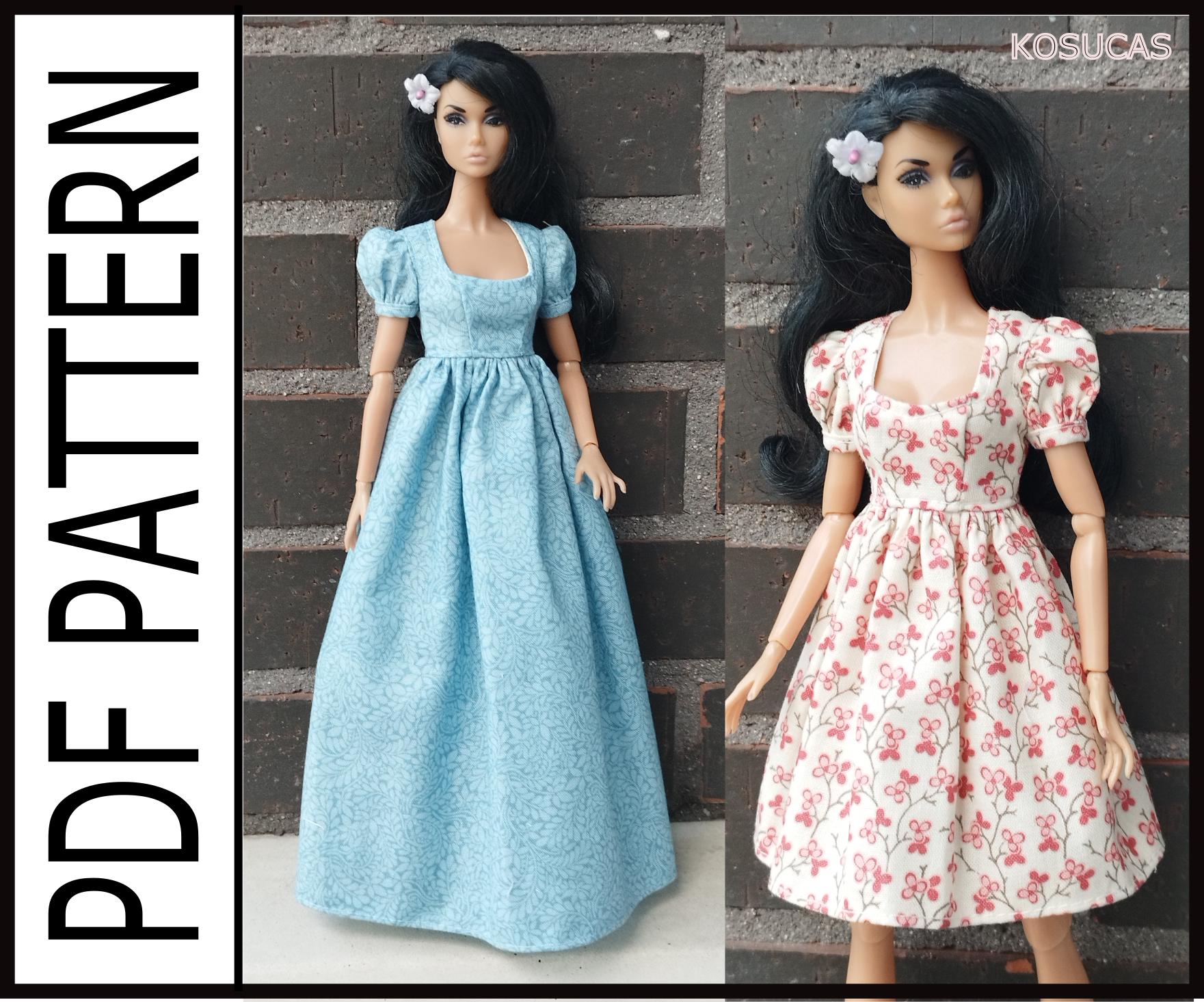 Cartamodelli Barbie Vestiti Per Bambole Fai Da Te Vestiti Per