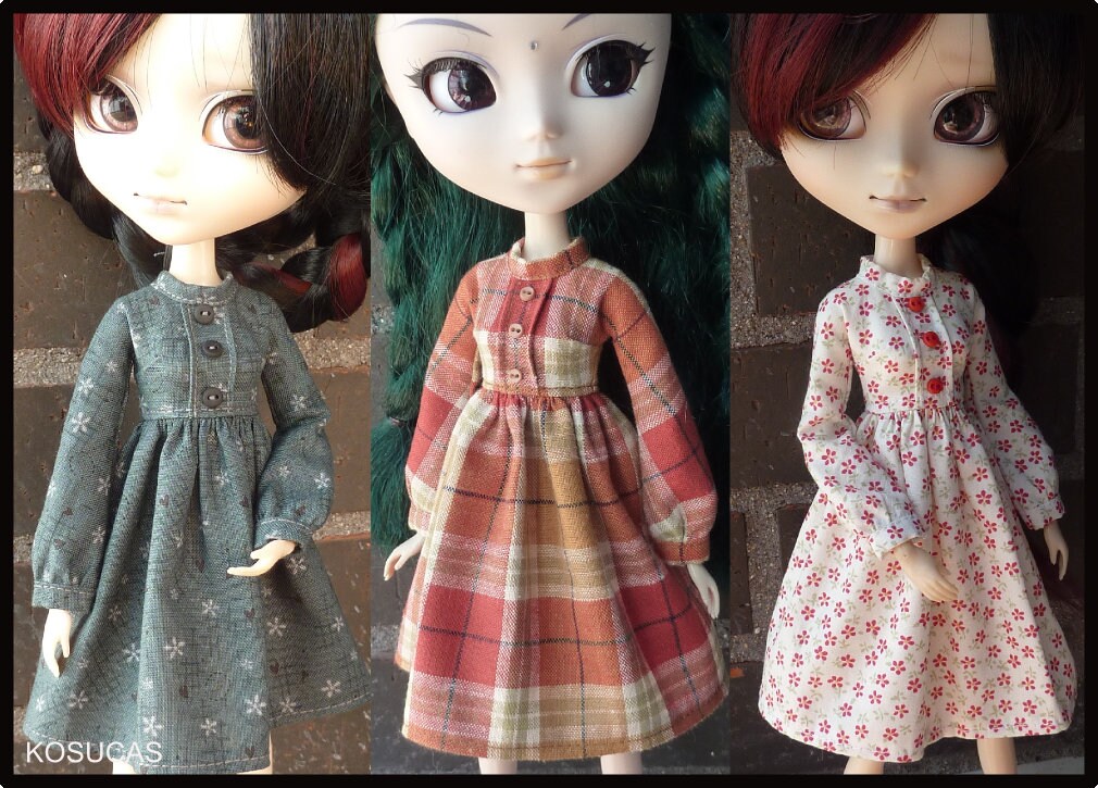 Pullip Pattern PDF Pattern to Make the Models of Dresses in the Photo, for Pullip ...