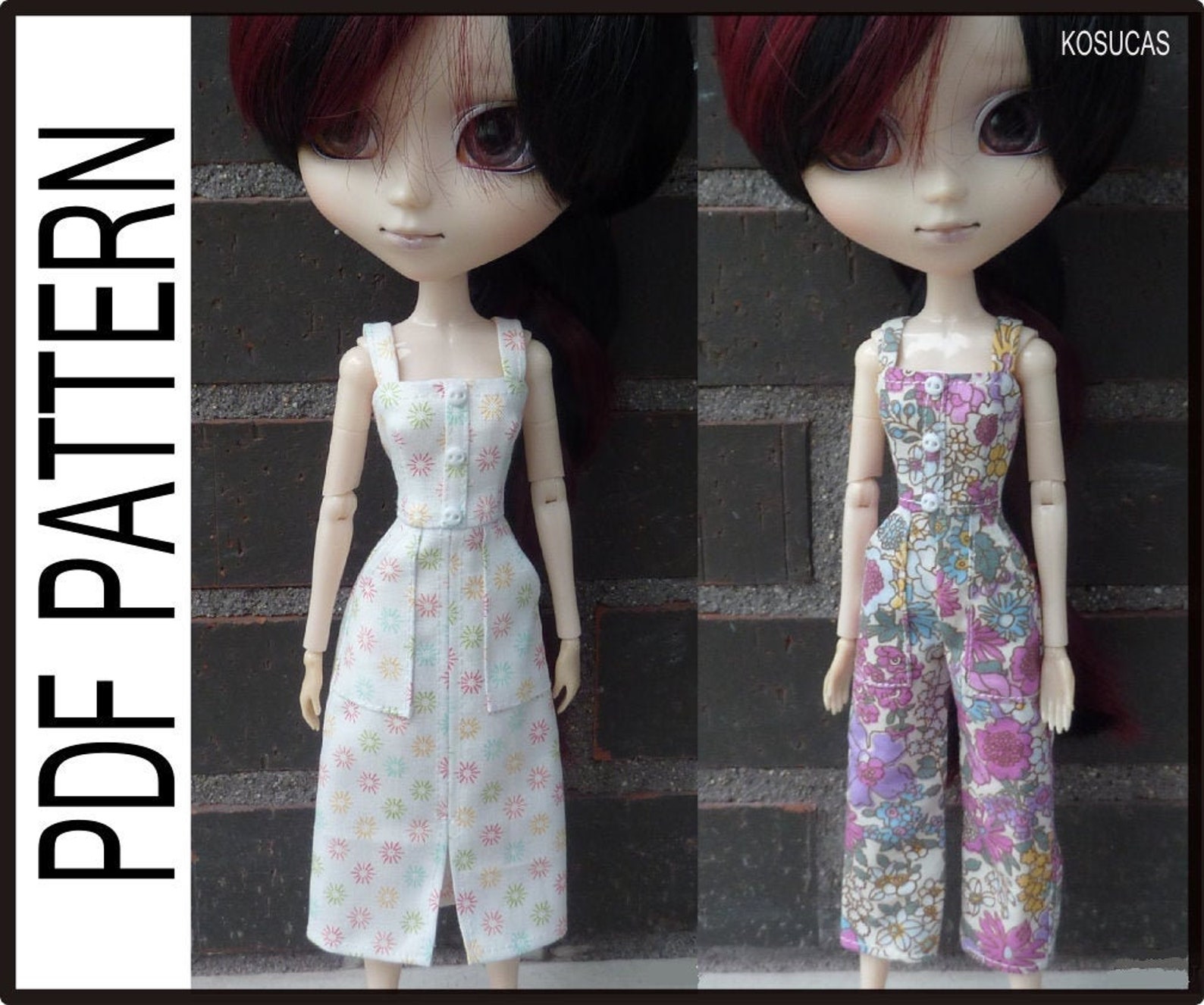Pullip Pattern PDF Pattern to Make the Models of the Photho for Pullip Dolls. - Etsy
