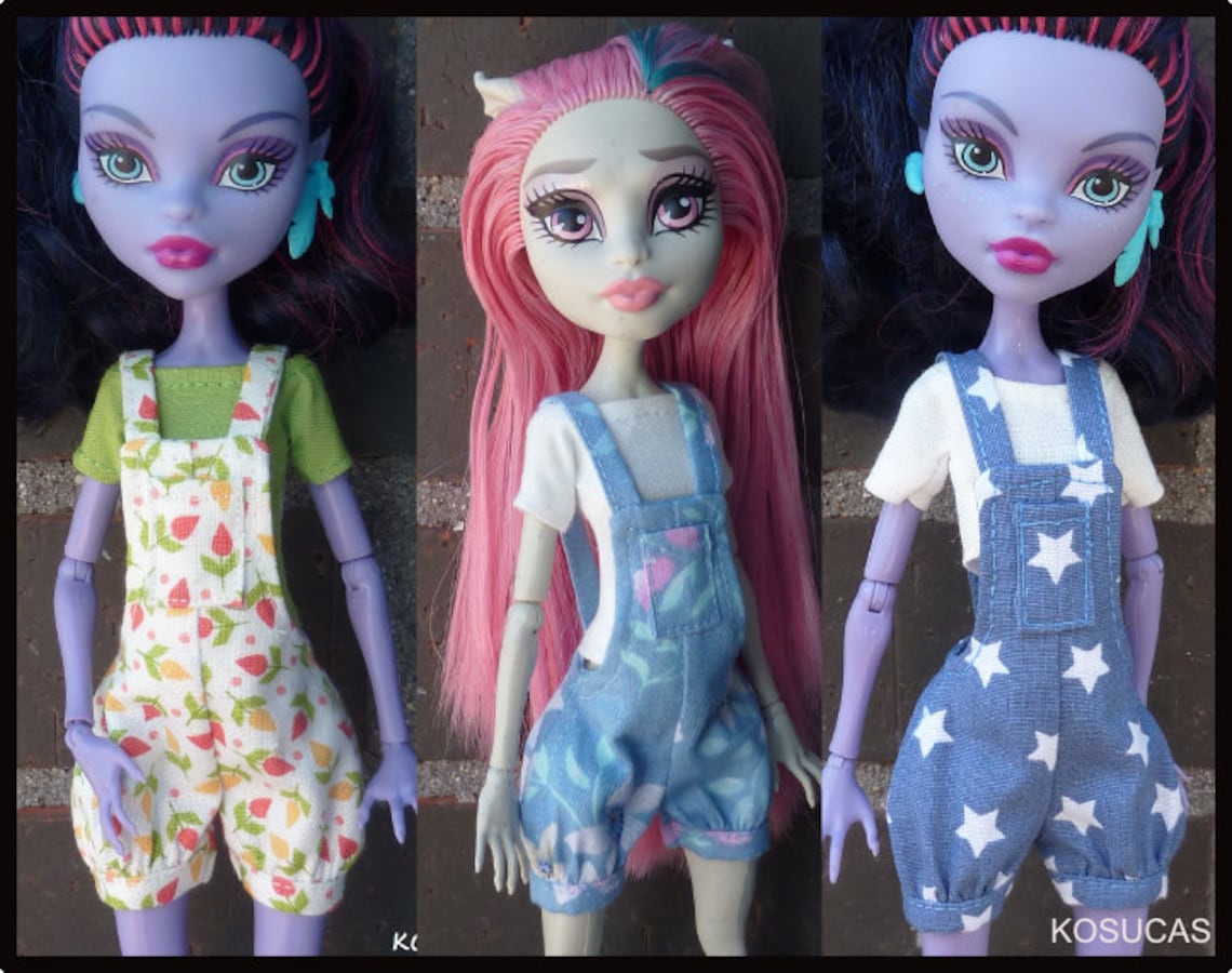 PDF Pattern to Make the Outfits of the Photo for Monster High - Etsy UK