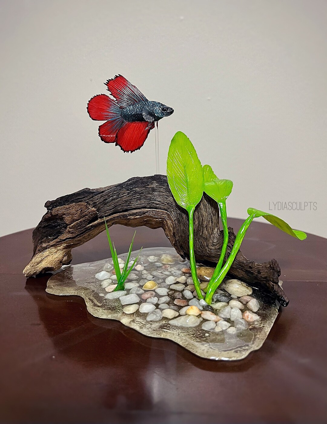 Custom Fish Aquascape | Handmade Fish Sculpture - Etsy
