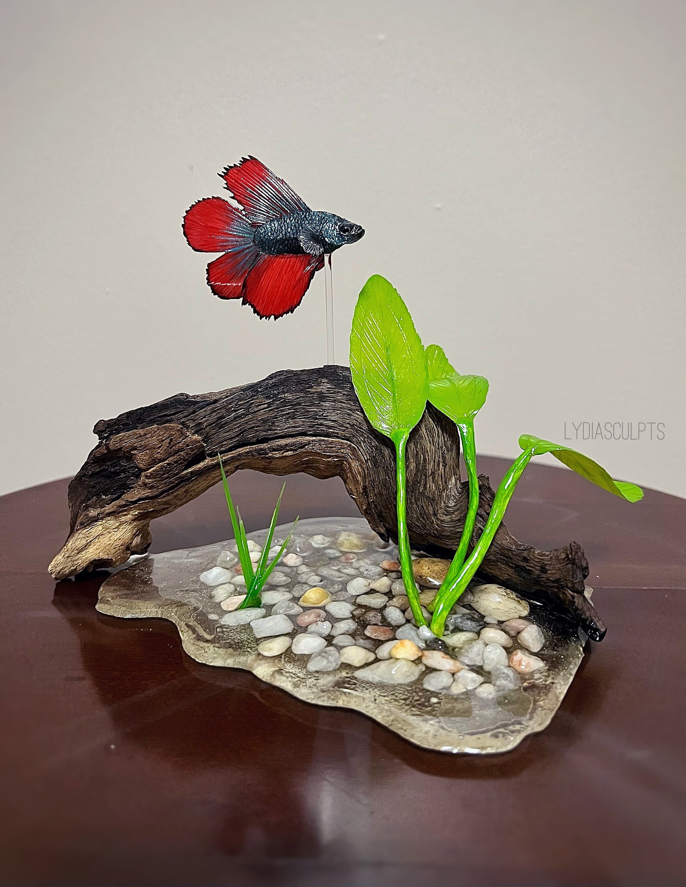Custom Fish Aquascape | Handmade Fish Sculpture