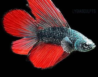 Custom Betta Fish Figurine