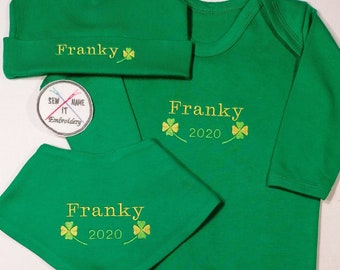 celtic baby sleepsuit