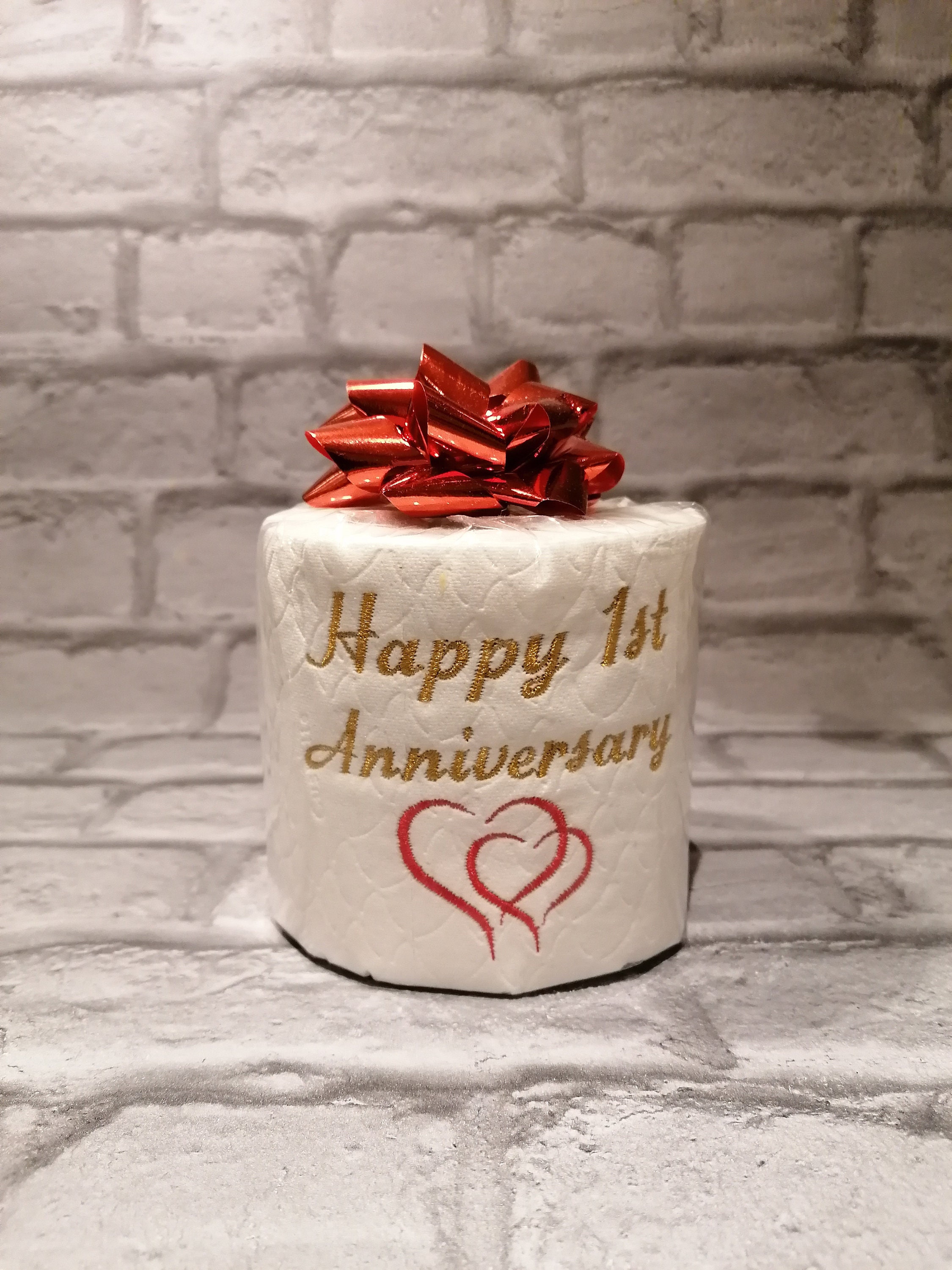 Happy Paper Anniversary 1st Wedding Anniversary Gift Novelty Etsy