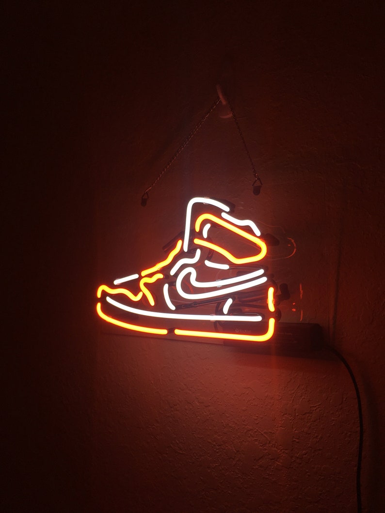 AJ1 Retro Shoe Neon | Etsy