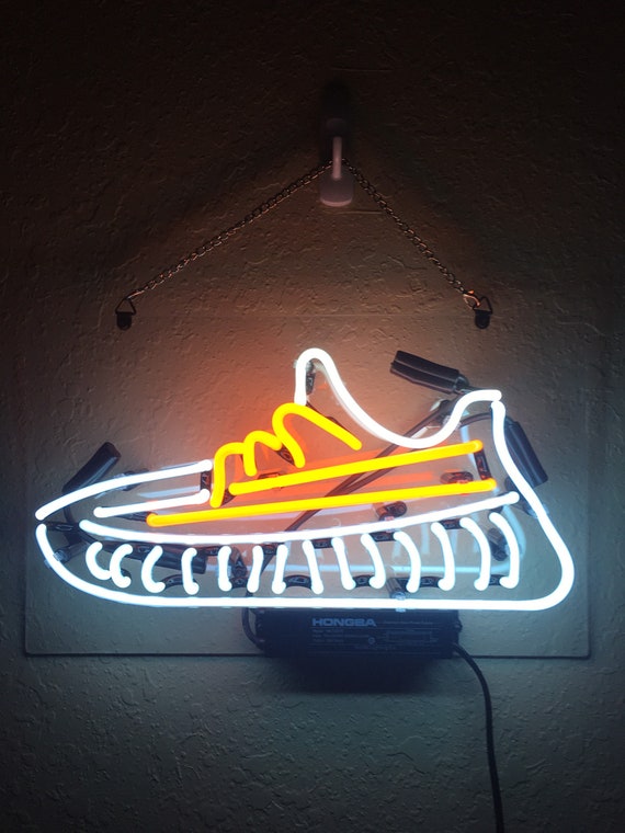 Yeezy 350 Neon shoe | Etsy