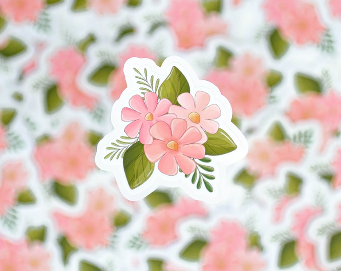 Floral Vinyl Sticker