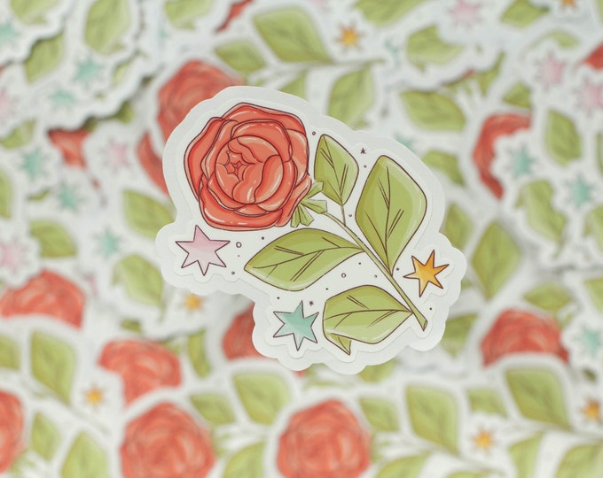 Flower Vinyl Sticker