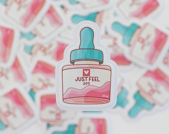 Watercolour Ink - Cute Stickers | Waterproof Stickers - Laptop Stickers - Sticker for Water Bottles -Sketchbook Stickers - Art Supplies