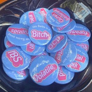 Barbie Movie Pin-Back Button