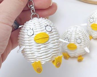 Anime Mascot handmade paper keychain