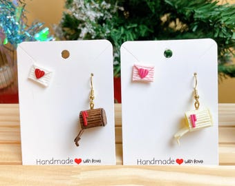 Mailbox Earrings Handmade