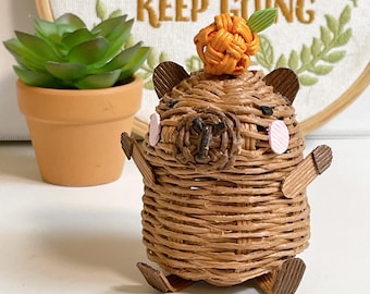 Capybara handmade paper toy