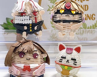 Momo Ayase Okarun Jiji Evil Eye handmade paper toy ダンダダン