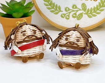 Jesus Handmade Paper Toy Keychain