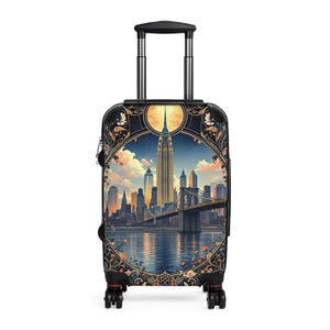 Art Deco New York City Skyline Suitcase