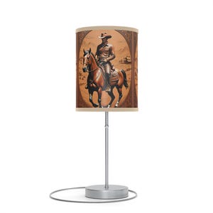 Cowboy Horse Lamp: Rustic Western Decor Lighting