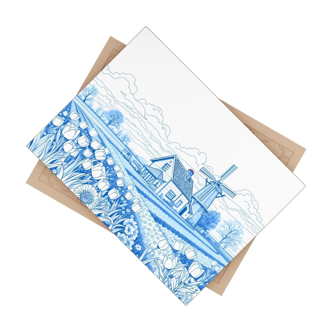 Dutch Toile Pattern Dutch Farmhouse Toile Ceramic Photo Tile | Vintage Floral Pattern - Etsy