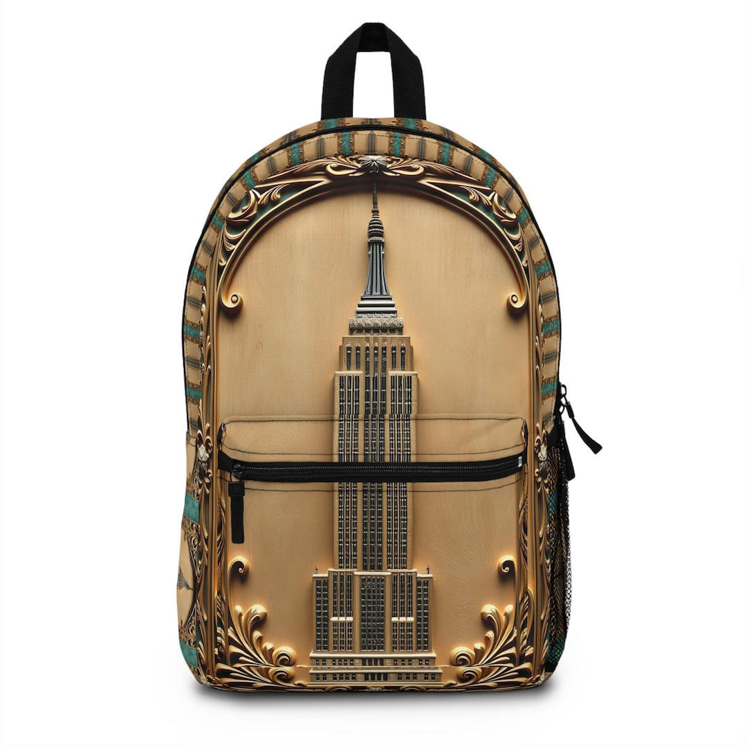 Art Deco Empire State Building Backpack: NYC Travel Daypack - Etsy