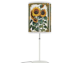 Sunflowers Lamp on a Stand, US|CA plug