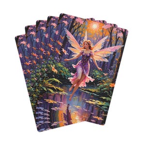 Carte da poker delle fate luminose