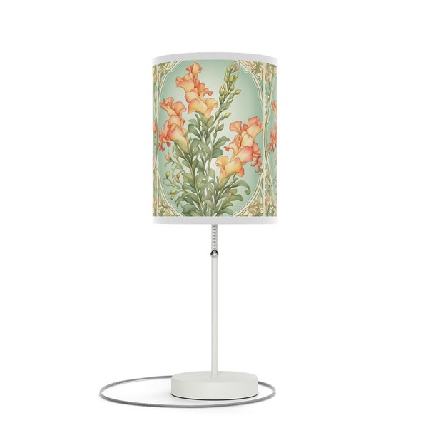 Snapdragons Floral Lamp on a Stand, US|CA plug