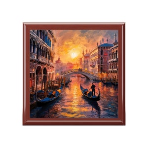 Venice Rialto Bridge Jewelry Box
