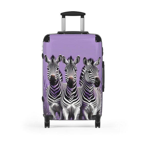 Animal Print It Luggage Zebra Lavender Zebras Suitcases Travel