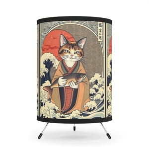 Sushi Cat-statieflamp: grillig nachtlampje in slaapkamer