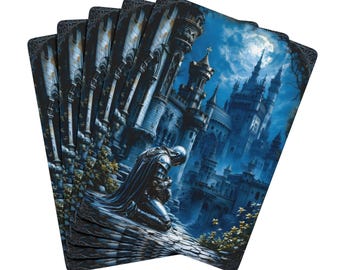 Dankbare Knight-pokerkaarten | Middeleeuws kaartendeck
