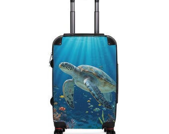 Maleta con ruedas giratorias y cerradura Sea Turtle.