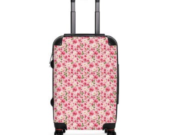 Scattered Roses Suitcase | Floral Luggage