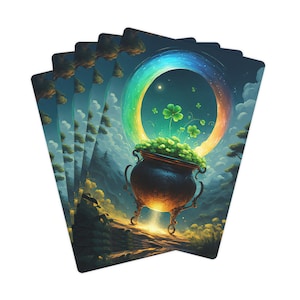 Cartes de poker Lucky Shamrocks