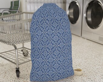 Blue Batik Laundry Bag
