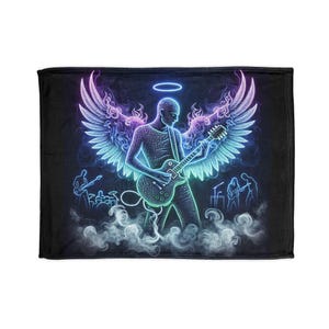 Rock n Roll Heaven Soft Polyester Blanket
