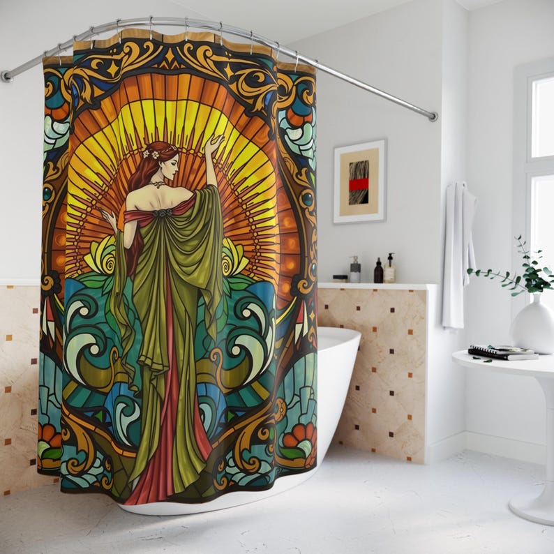 Sitemapcdatahttpabckniqoocomart Nouveau Shower Curtain