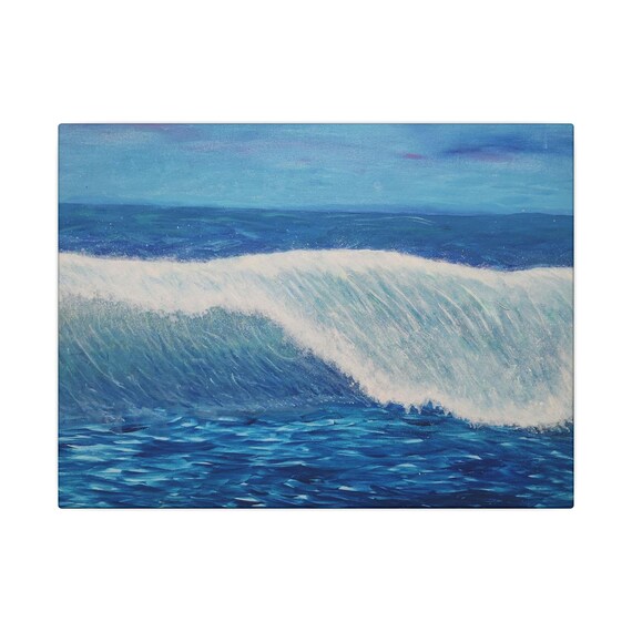 Wave - Matte Canvas, Stretched, 0.75"
