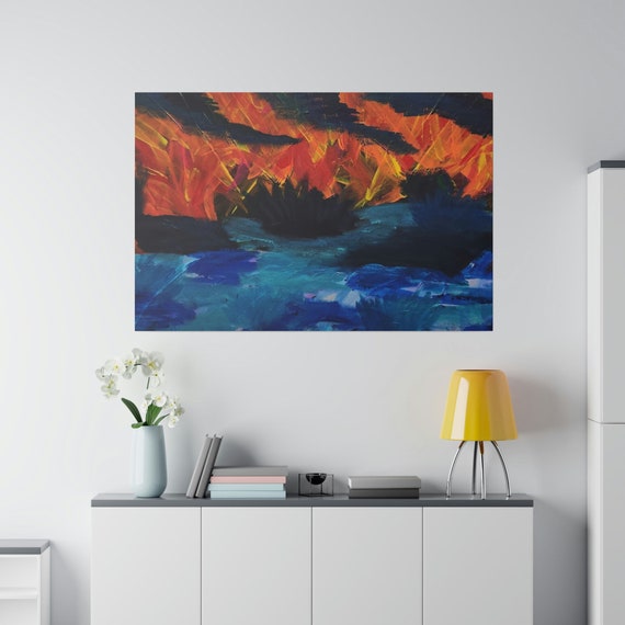 Hot Springs - Matte Canvas, Stretched, 0.75"