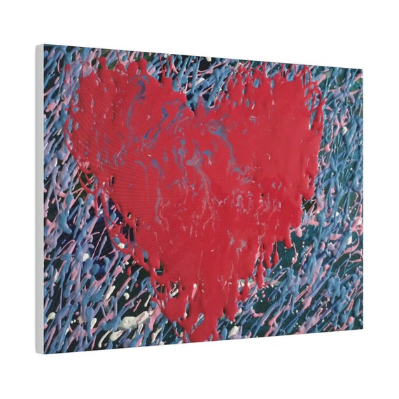 Fluid Heart - Matte Canvas, Stretched, 0.75"