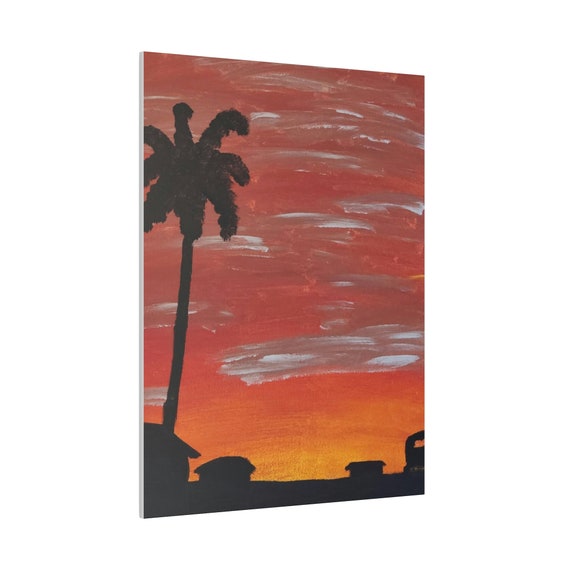 Beach Vibe- Matte Canvas, Stretched, 0.75"