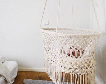 macrame cradle