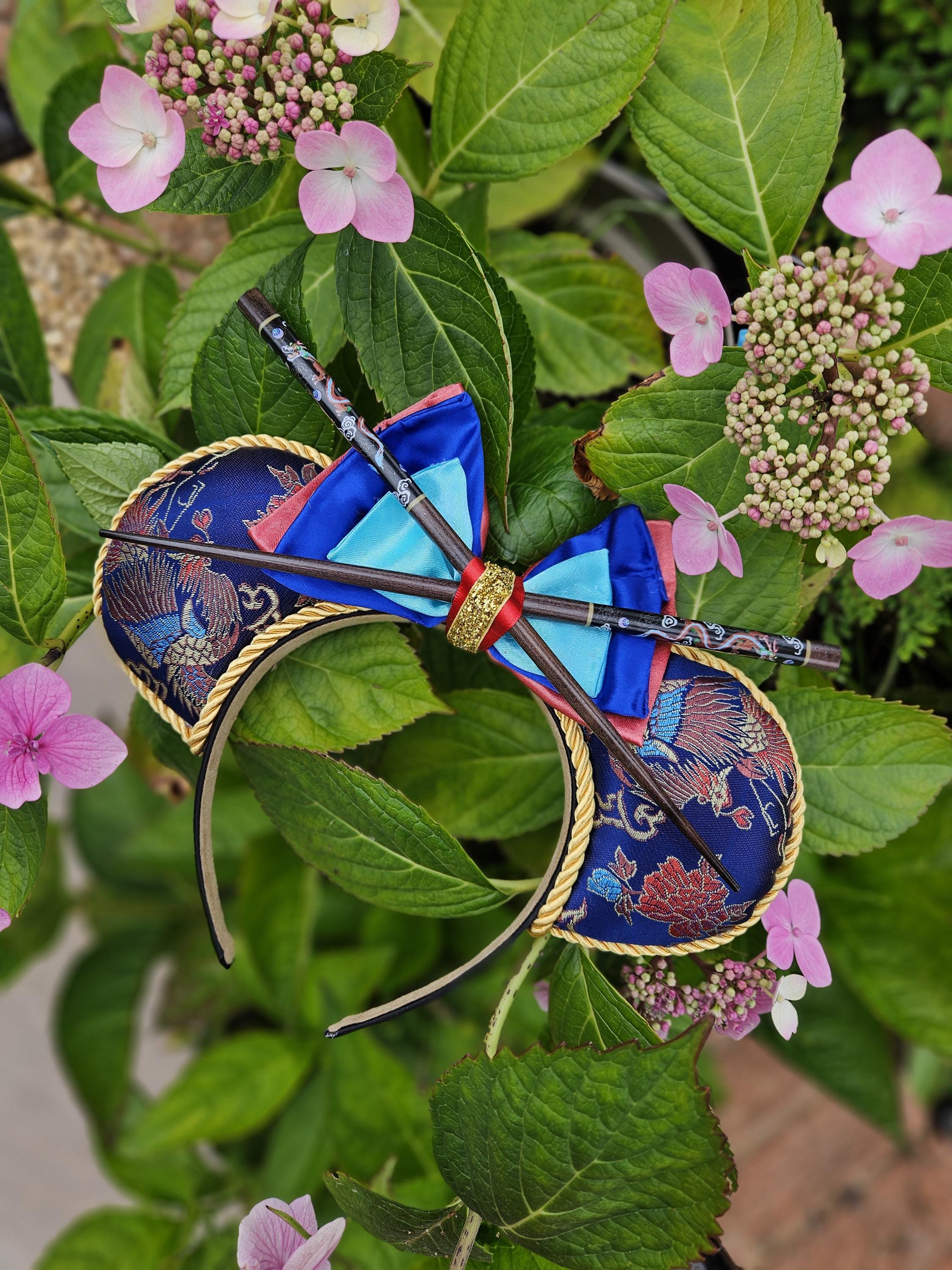 Mulan Inspired Mickey Ears | Princess Park Headband - Etsy display picture 1