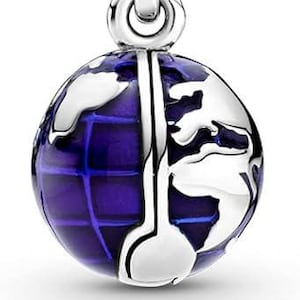 Pandora Blå Planet Silver Berlock